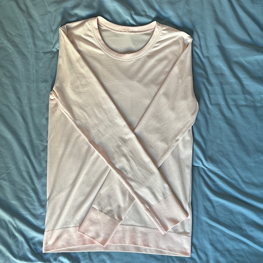 Girl’s Lululemon Pastel Pink Long Sleeve Tee